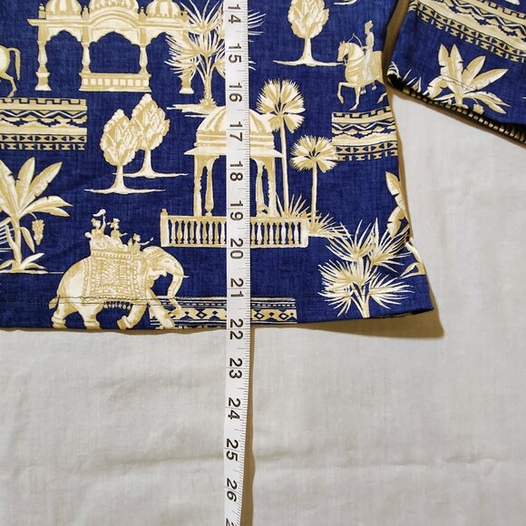 J. McLaughlin Women's XL Spandex Desert Design Blouse - Picture 8 of 8